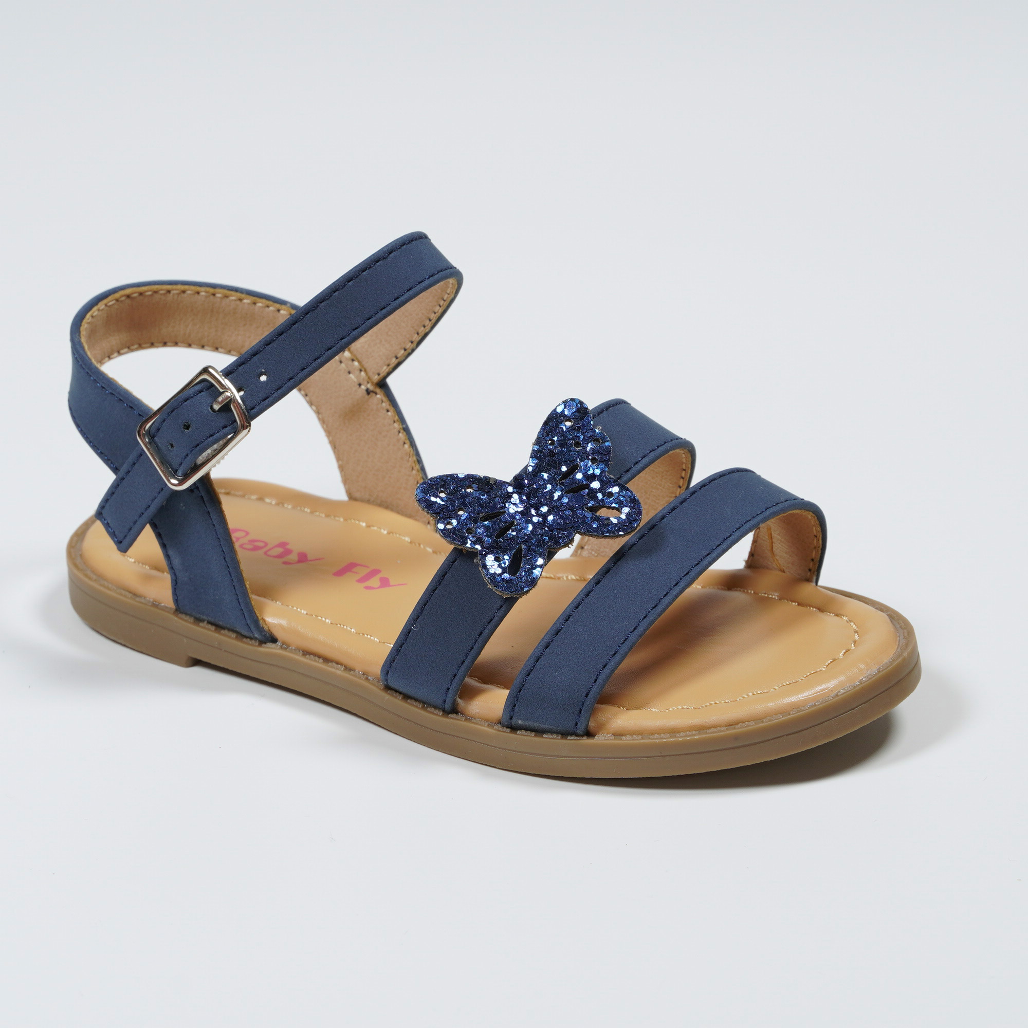 2024-Glitter-Butterfly-Flat-Sandals-for-Children-YDX1419E-6-navy