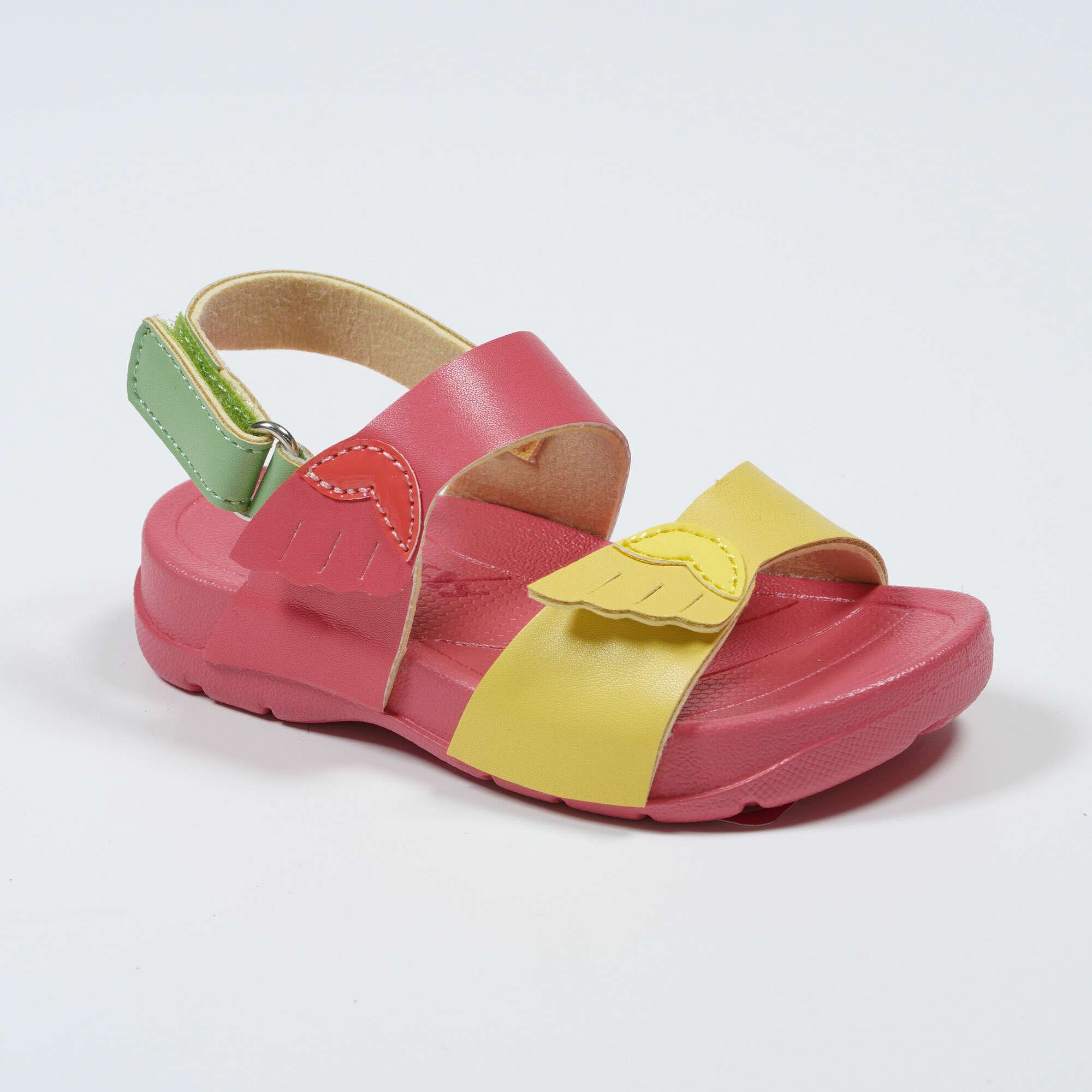 2024-Multicolor-Wings-Kids-Sandal-Shoes-with-Velcro-Strap-YDX2311F-2-red