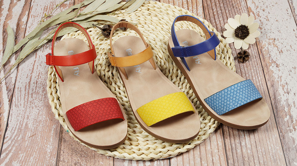 Scale-Grain-Imitation-Snake-Skin-Pattern-PU-Outdoor-Girls-Sandals-Soft-And-Light-WS3905D-3