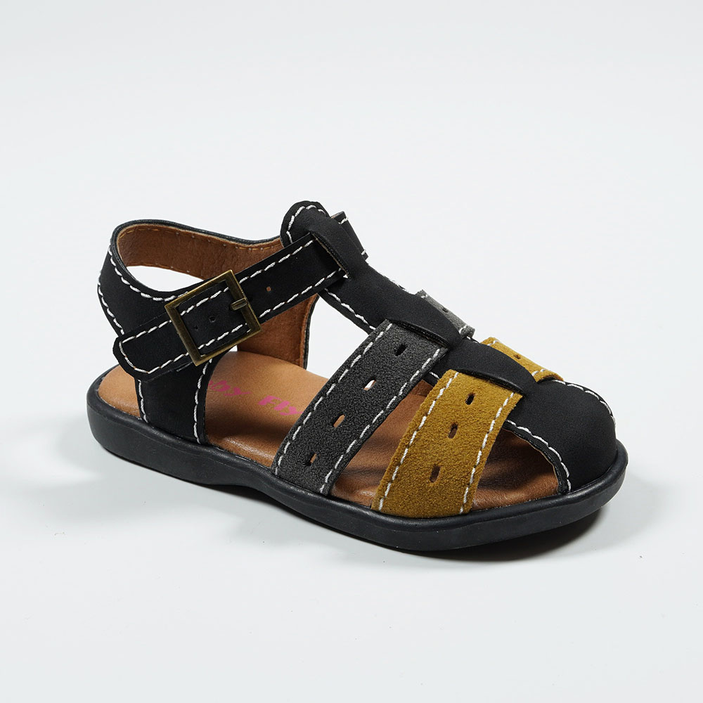2023-Nikoofly-New-Design-Fashion-Boys-Outdoor-Closed-toe-Sandal-Shoes-YDX0360E-1-black