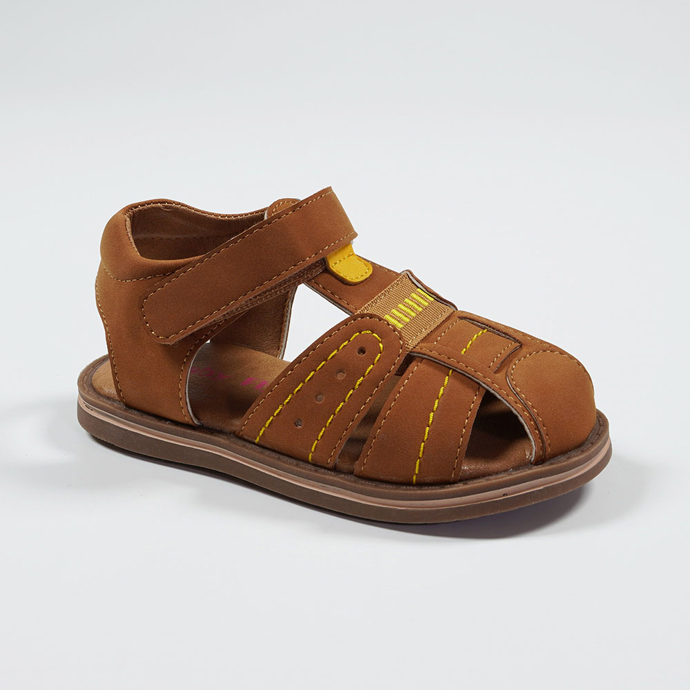 Classic-Children-Breatheable-Long-Velcro-Caged-Sandals-YDX0565C-5-brown