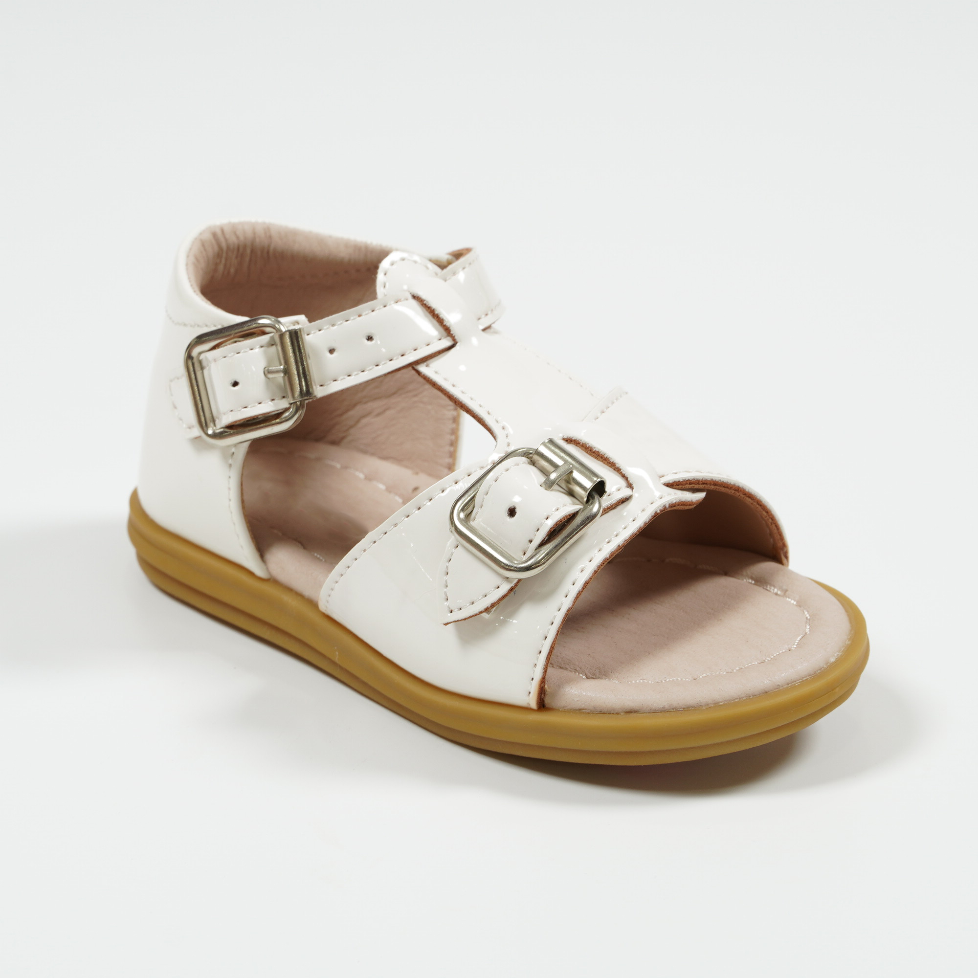 Yidaxing-Double-Buckle-Open-Toe-Sandals-OEM-Kids-Shoe-YDXLS1829J-1-white