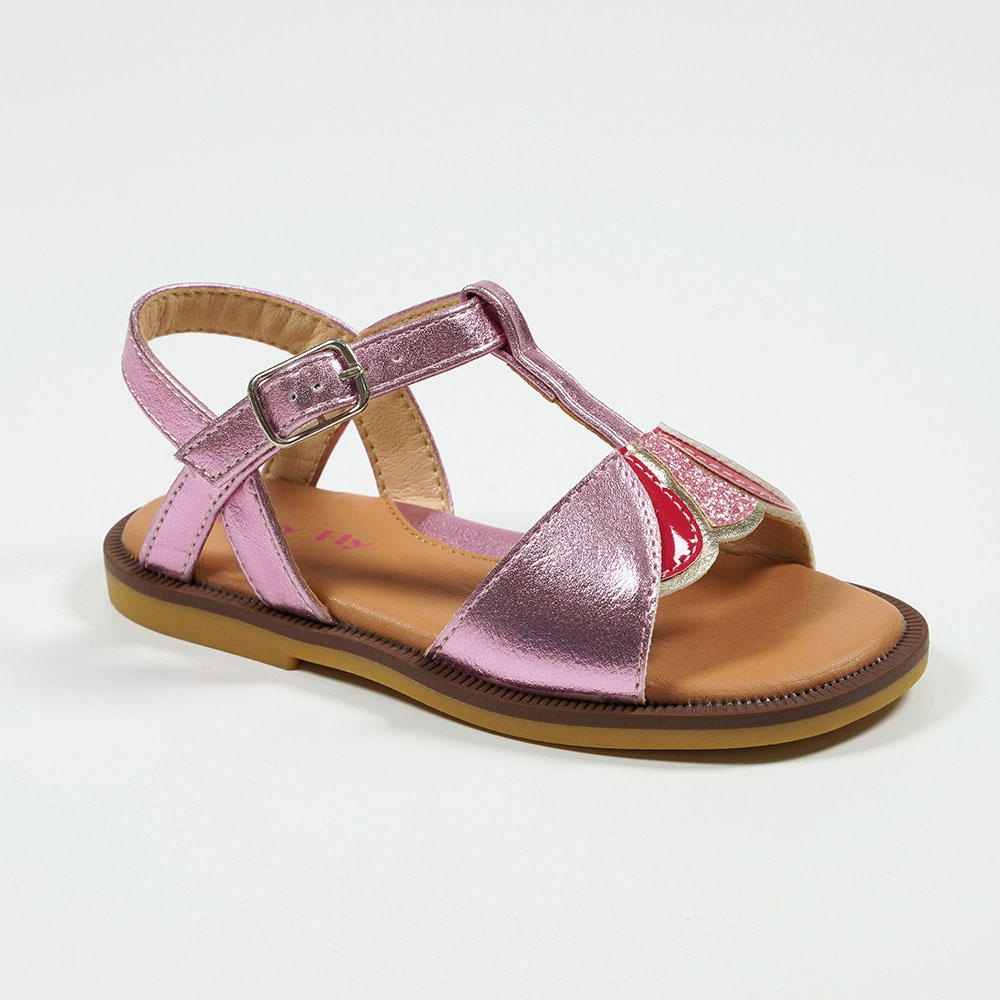 Metallic-Pink-Good-Quality-Girl-Summer-Shoes-Adjustable-Buckle-Sandals-YDXLS2101-2-pink