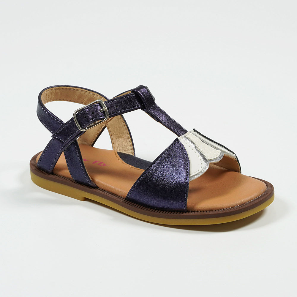 Metallic-Pink-Good-Quality-Girl-Summer-Shoes-Adjustable-Buckle-Sandals-YDXLS2101-2-blue
