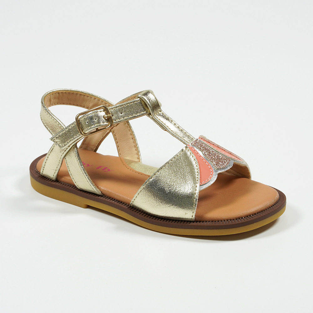 Metallic-Pink-Good-Quality-Girl-Summer-Shoes-Adjustable-Buckle-Sandals-YDXLS2101-2-gold